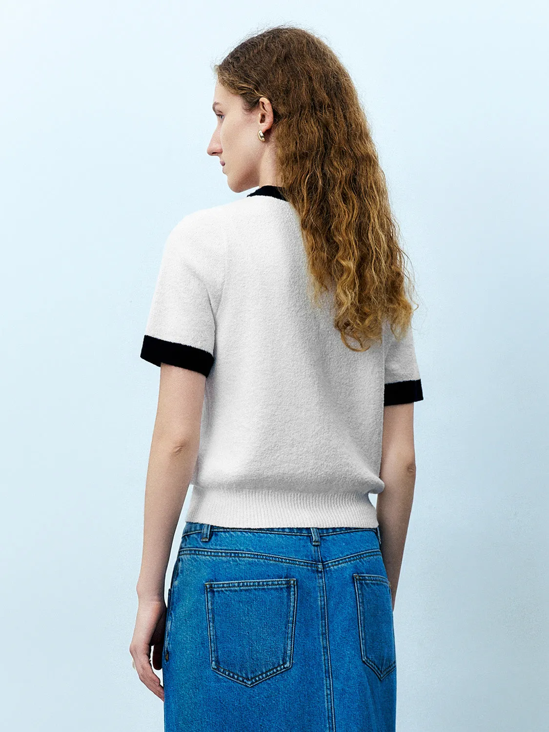 Regular Knitted T-Shirts sold by Urban Revivo product image thumbnail 3