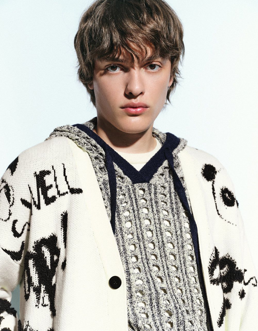 Drop Shoulder Sleeve Knitted Cardigan sold by Urban Revivo product image thumbnail 5