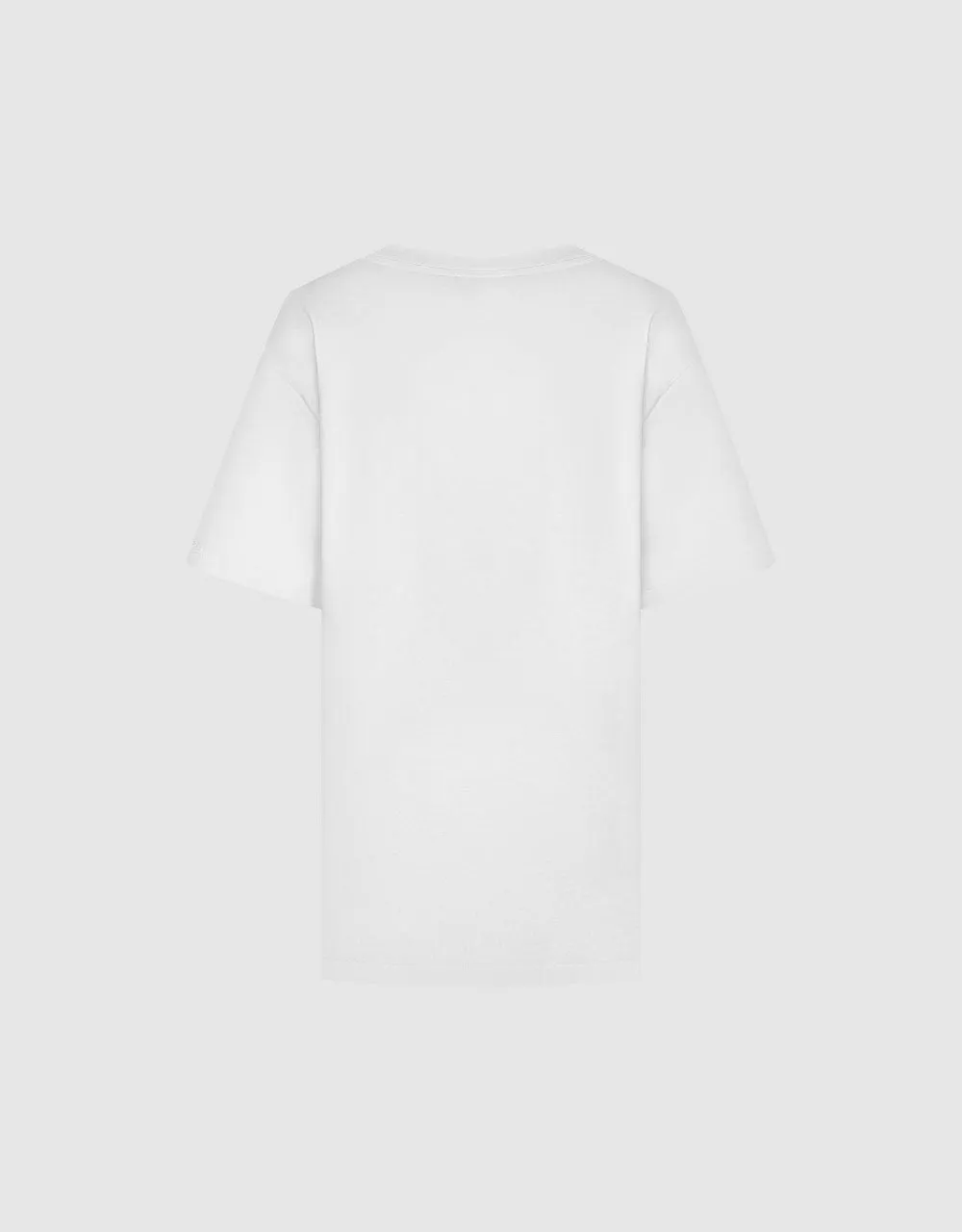Cat Printed Crew Neck Loose T-Shirt sold by Urban Revivo product image thumbnail 5