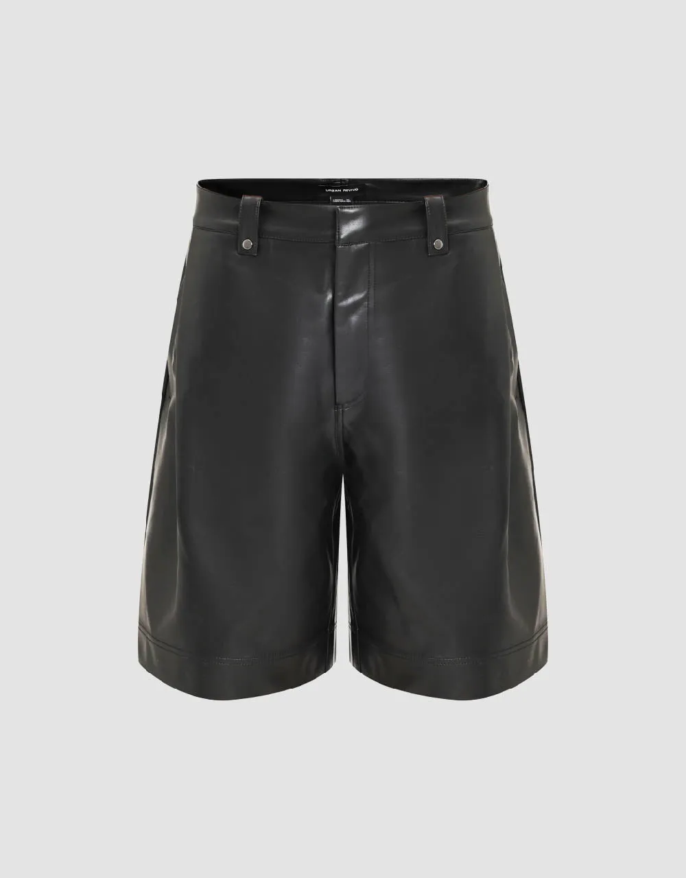 Vegan Leather Loose Shorts sold by Urban Revivo