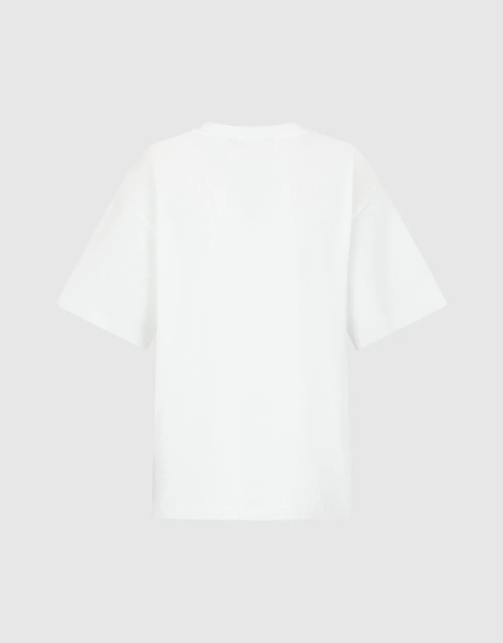 Crew Neck Straight T-Shirt sold by Urban Revivo product image thumbnail 5