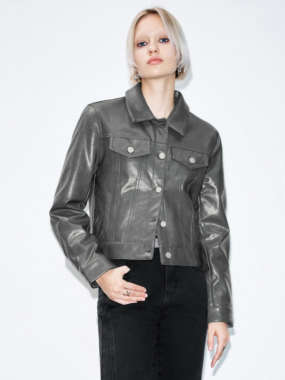 Shirt Collar Trucker Jackets sold by Urban Revivo