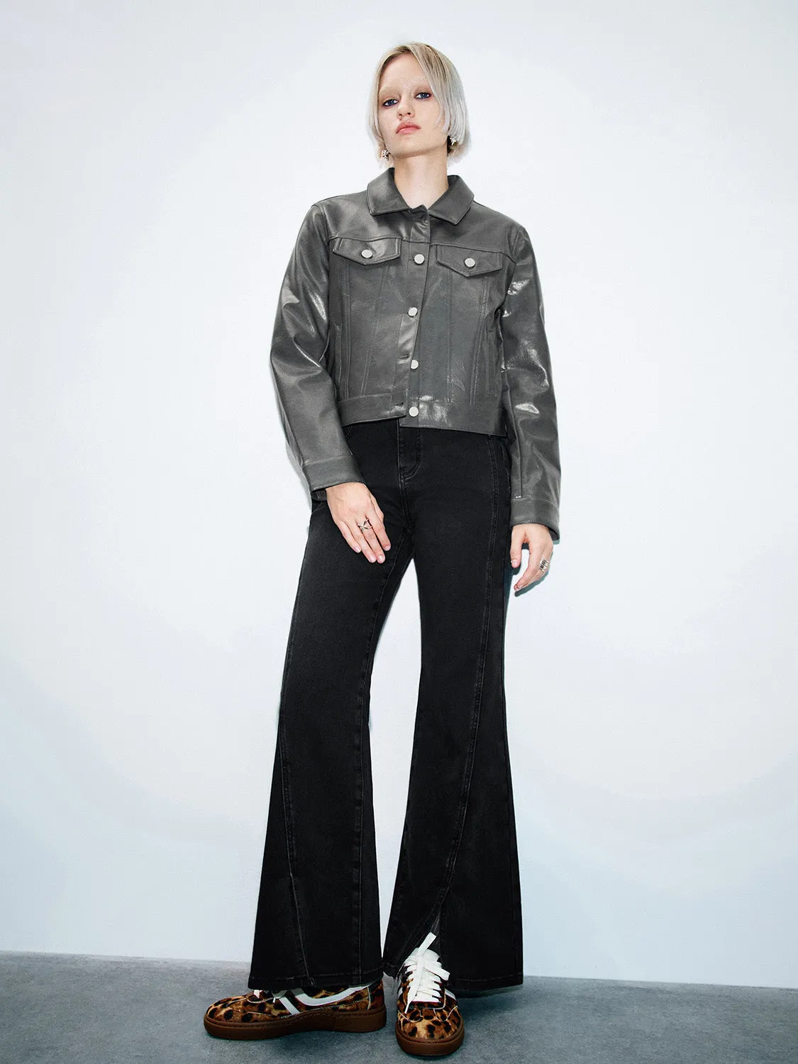 Shirt Collar Trucker Jackets sold by Urban Revivo product image thumbnail 4