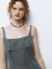 Cami Pleated Denim Dresses sold by Urban Revivo