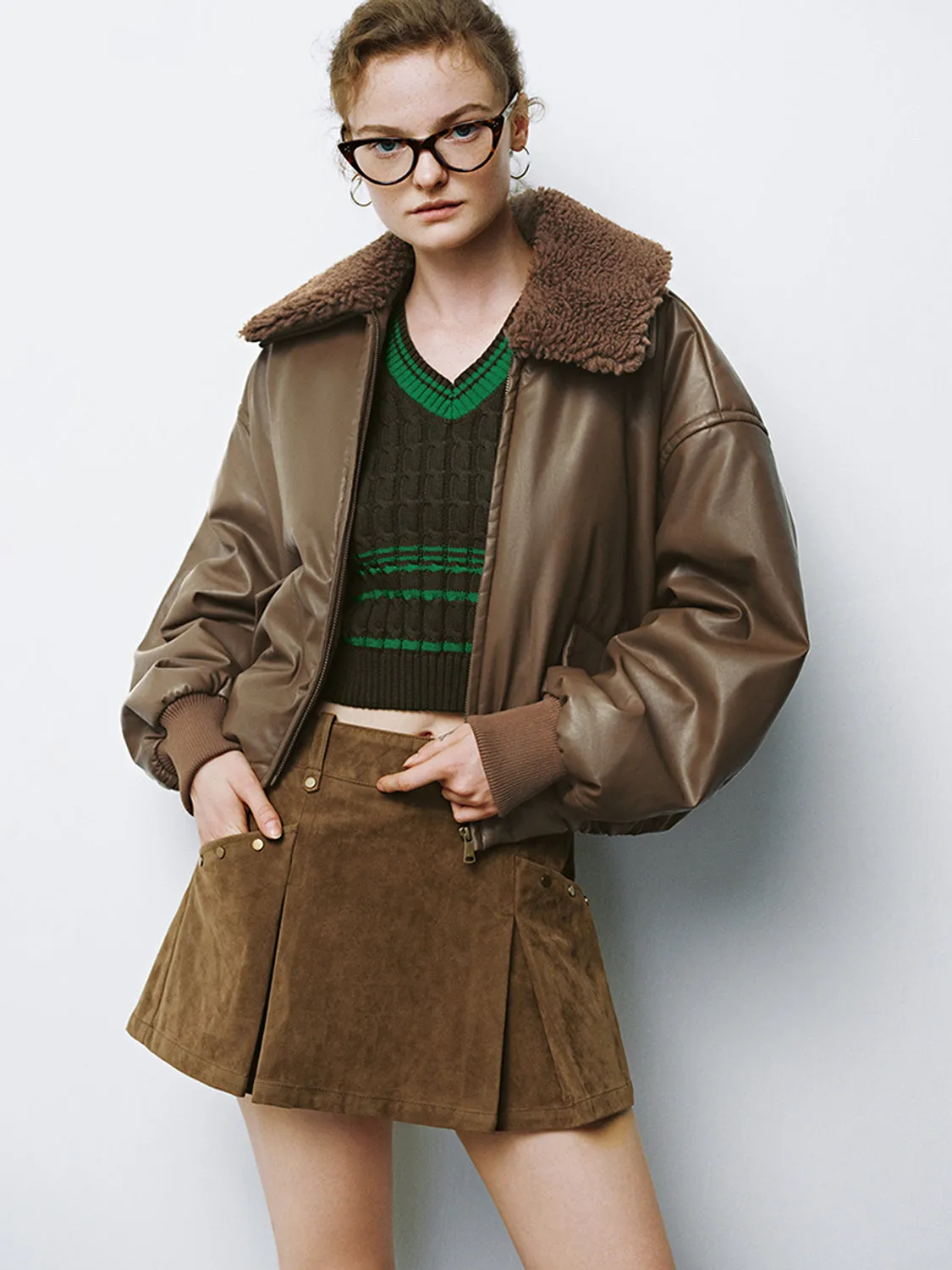 Fur Collar Padded Coats sold by Urban Revivo product image thumbnail 5