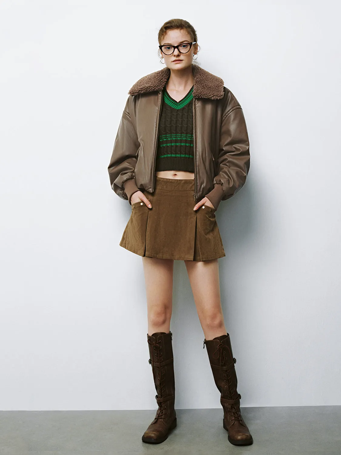 Fur Collar Padded Coats sold by Urban Revivo product image thumbnail 4