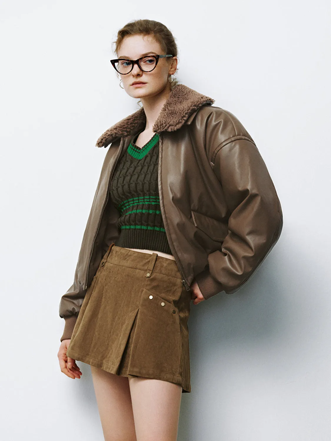 Fur Collar Padded Coats sold by Urban Revivo