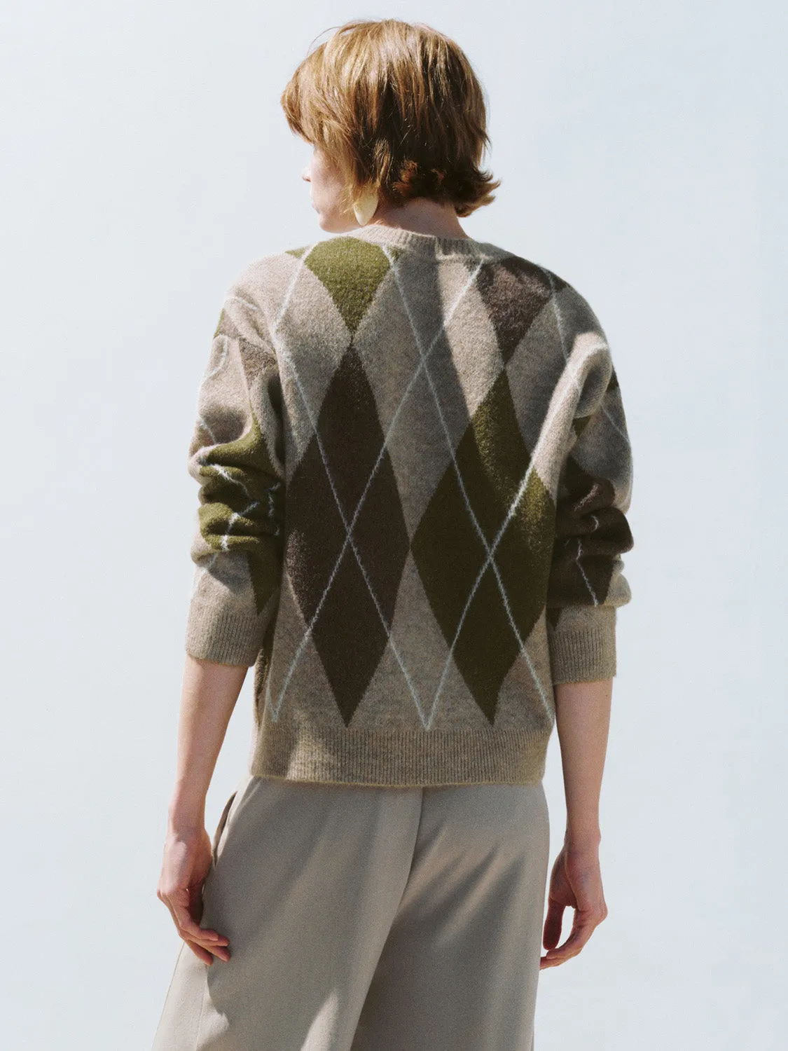 Argyle Printed Knitted T-Shirts sold by Urban Revivo product image thumbnail 3