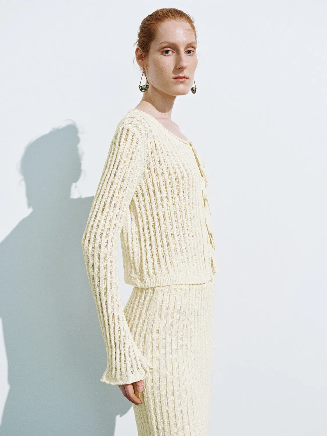 Skinny Knitted Cardigans sold by Urban Revivo product image thumbnail 2