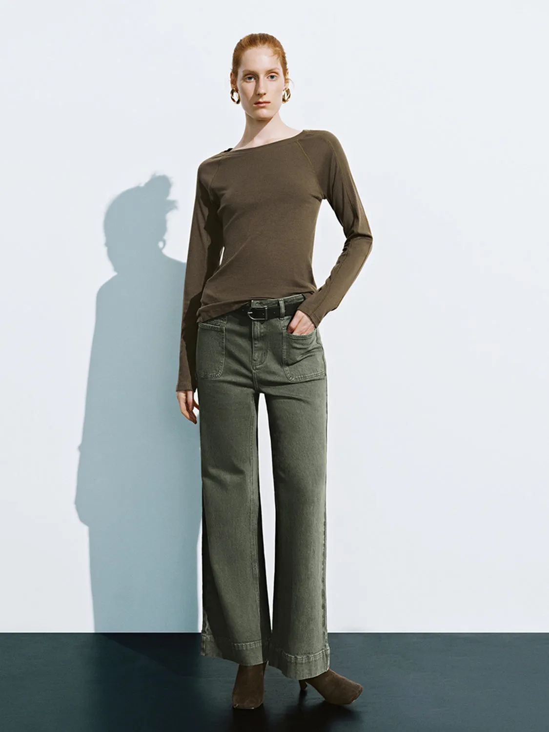 Skinny Long Sleeve T-Shirts sold by Urban Revivo product image thumbnail 4