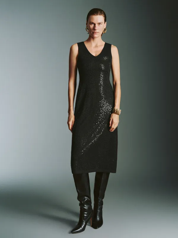 V-Neck Maxi Knitted Dresses sold by Urban Revivo