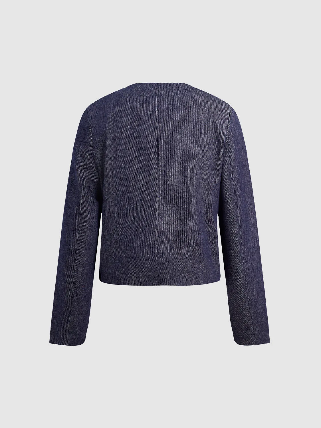 Cropped Denim Jackets sold by Urban Revivo product image thumbnail 2