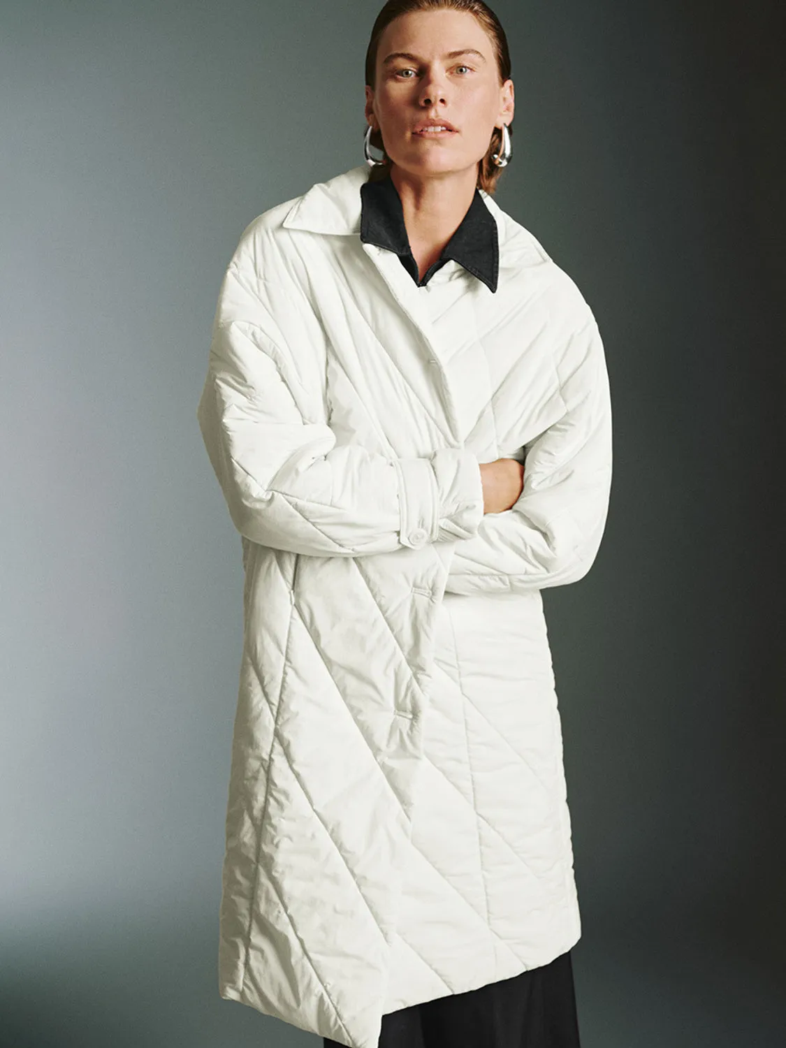 Longline Padded Coats sold by Urban Revivo product image thumbnail 5