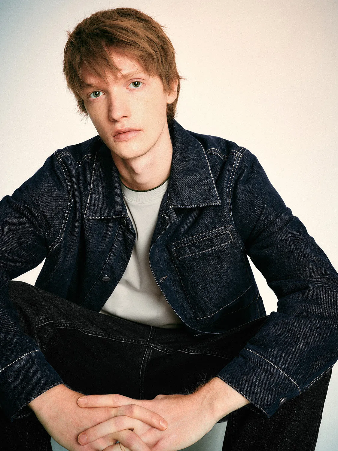 Button Up Denim Jackets sold by Urban Revivo product image thumbnail 5