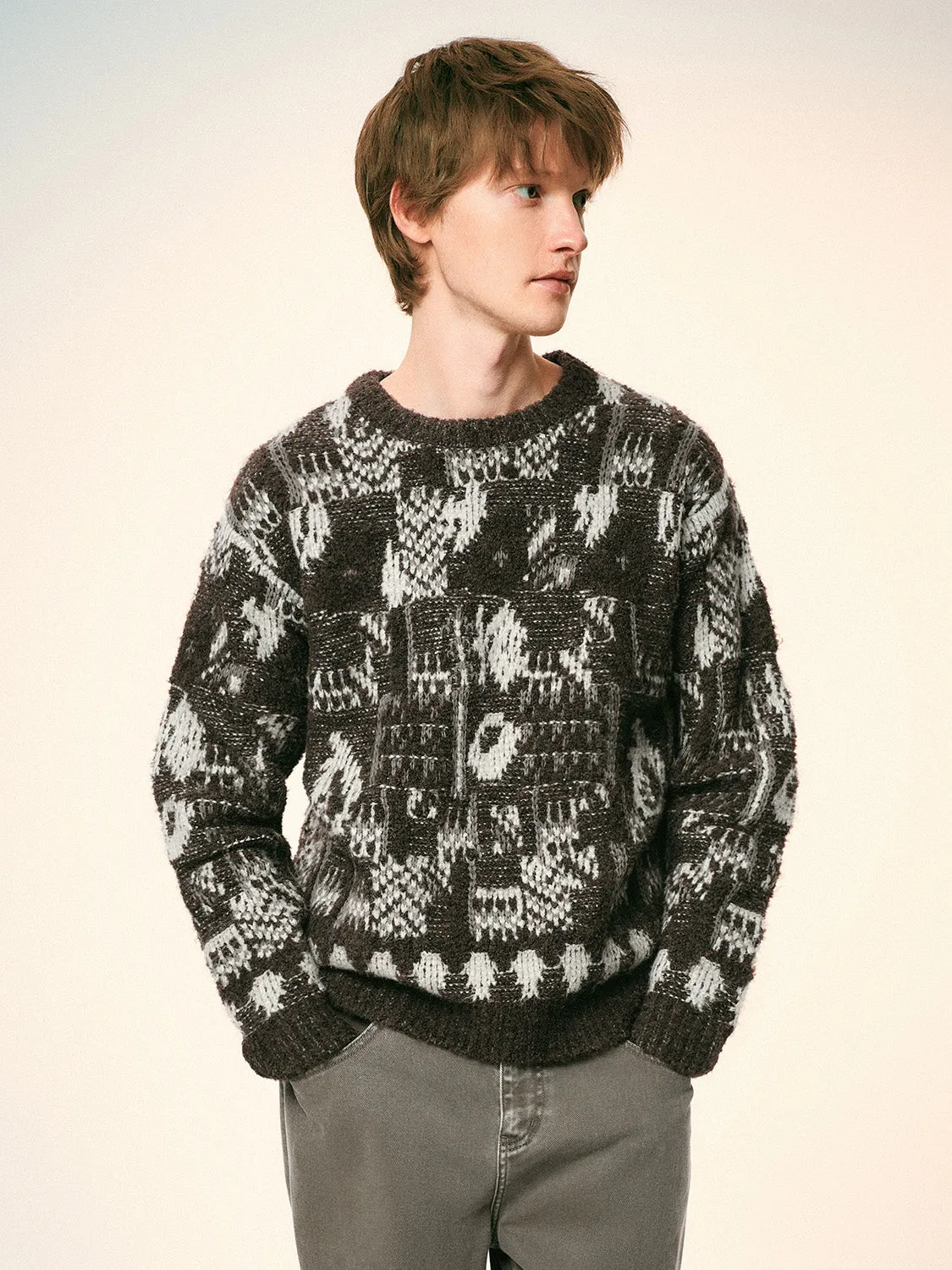 Knitted Long Sleeve T-Shirts sold by Urban Revivo product image thumbnail 2