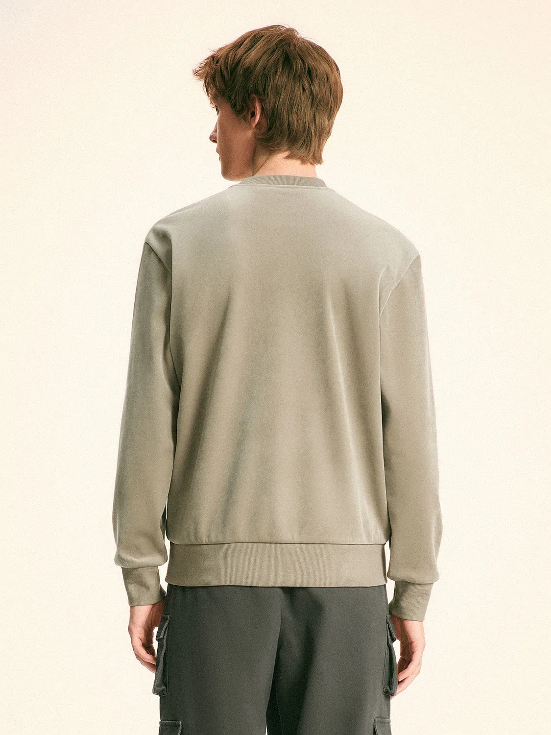 Crew Neck Sweatshirts sold by Urban Revivo product image thumbnail 3