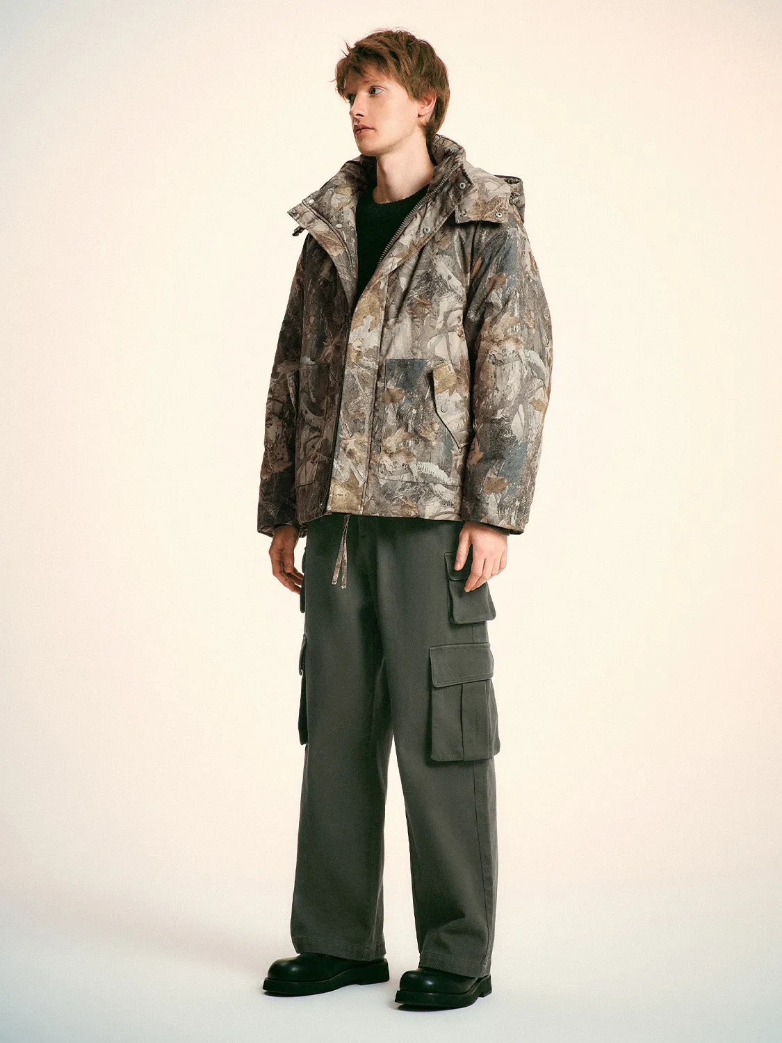 Scenery Printed Padded Coats sold by Urban Revivo product image thumbnail 4