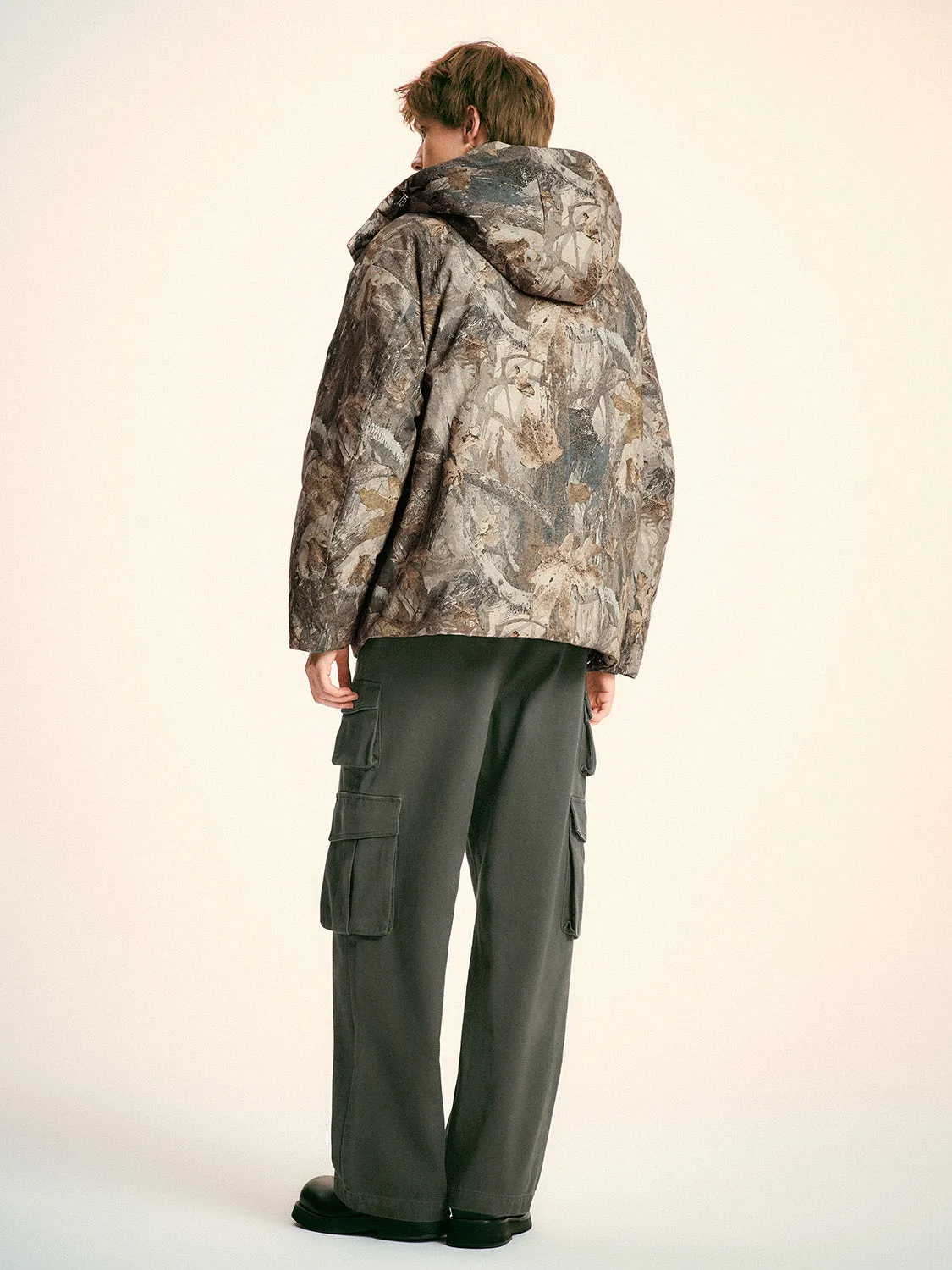 Scenery Printed Padded Coats sold by Urban Revivo product image thumbnail 3