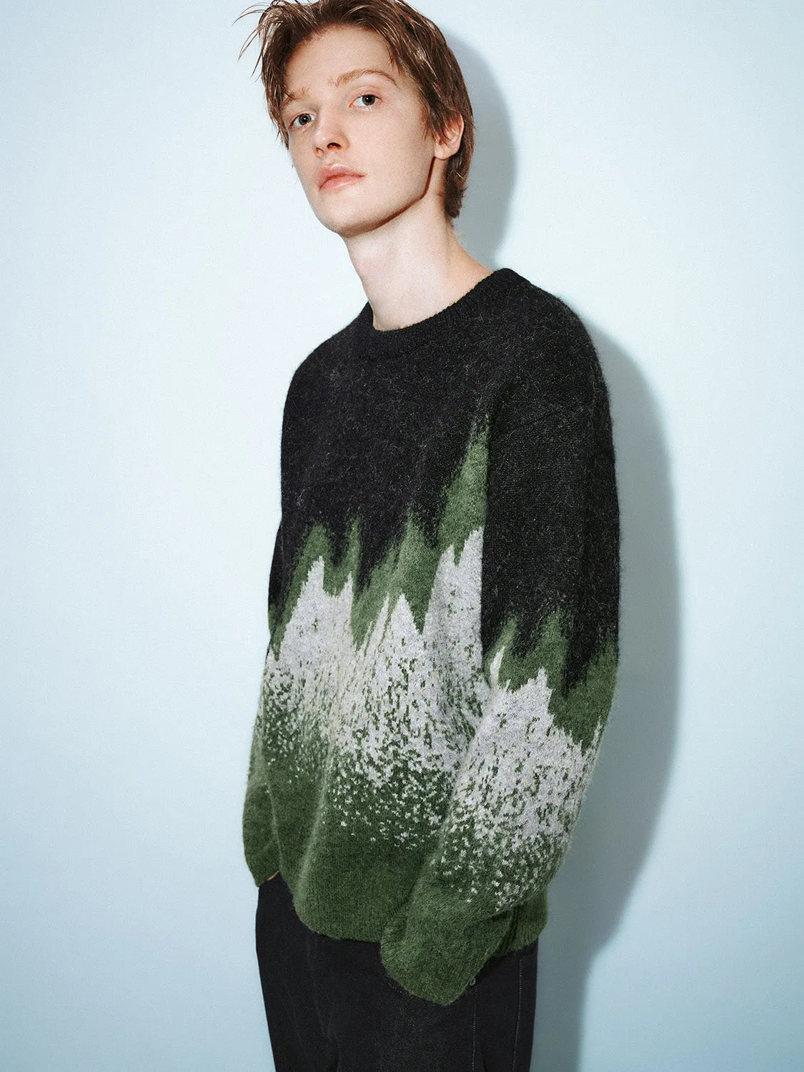 Scenery Printed Knitted T-Shirts sold by Urban Revivo product image thumbnail 2