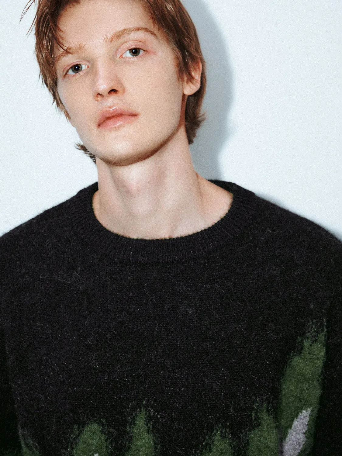 Scenery Printed Knitted T-Shirts sold by Urban Revivo product image thumbnail 5