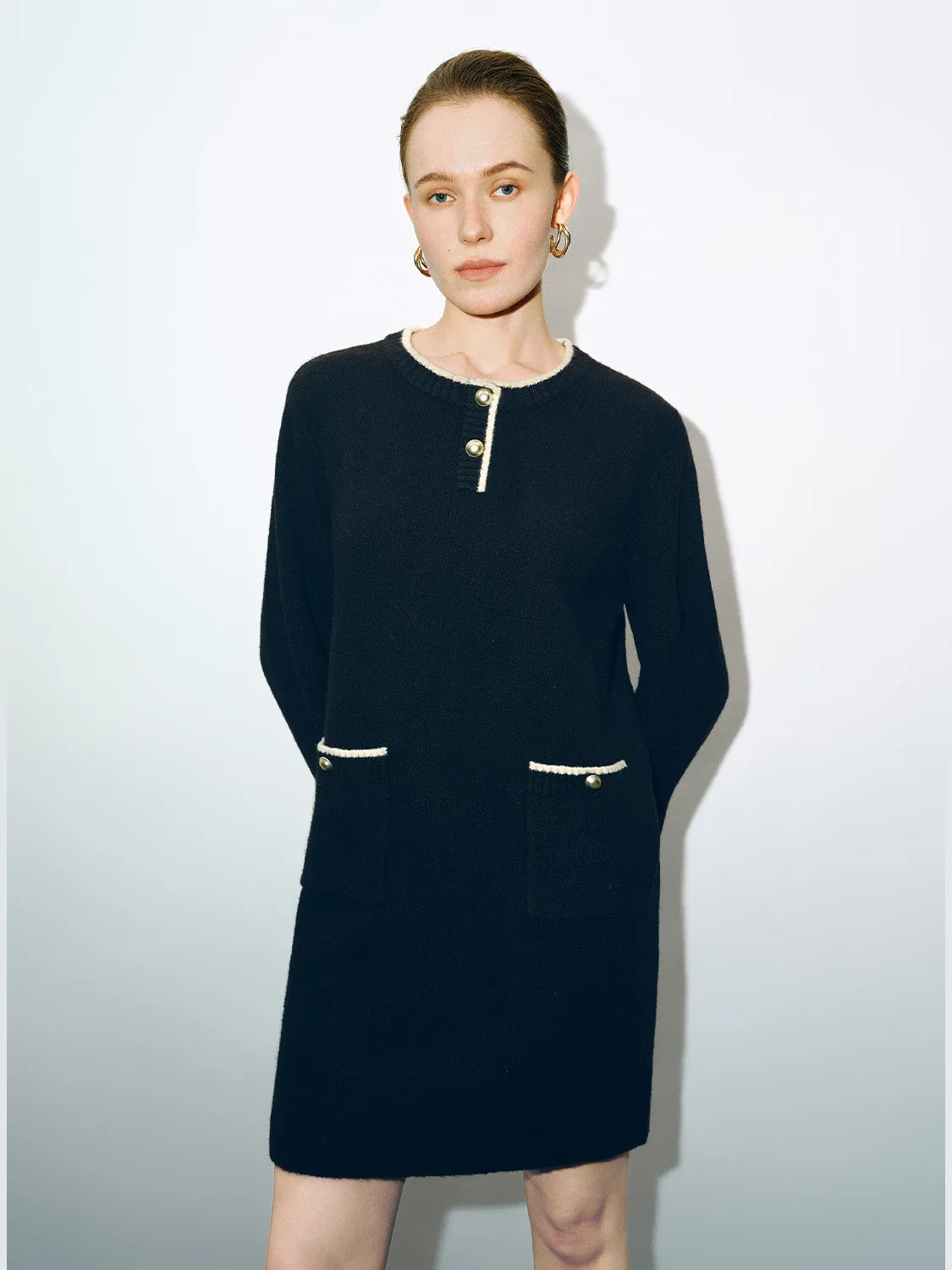 Crew Neck Knitted Dresses sold by Urban Revivo