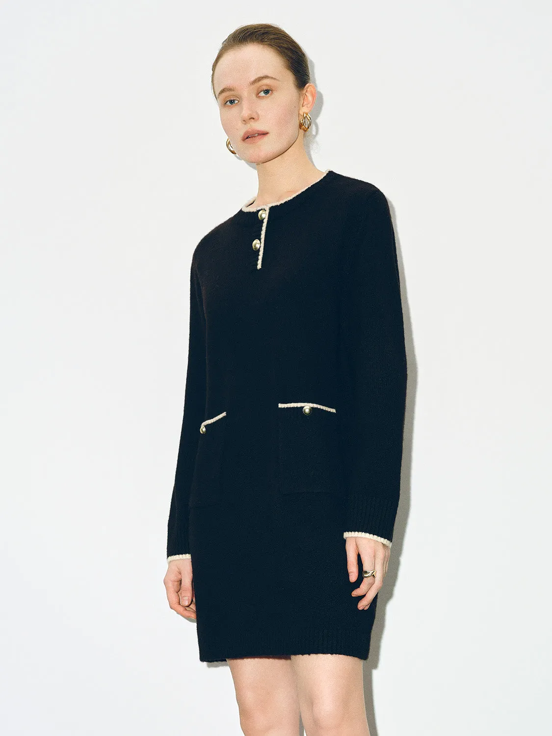 Crew Neck Knitted Dresses sold by Urban Revivo product image thumbnail 2