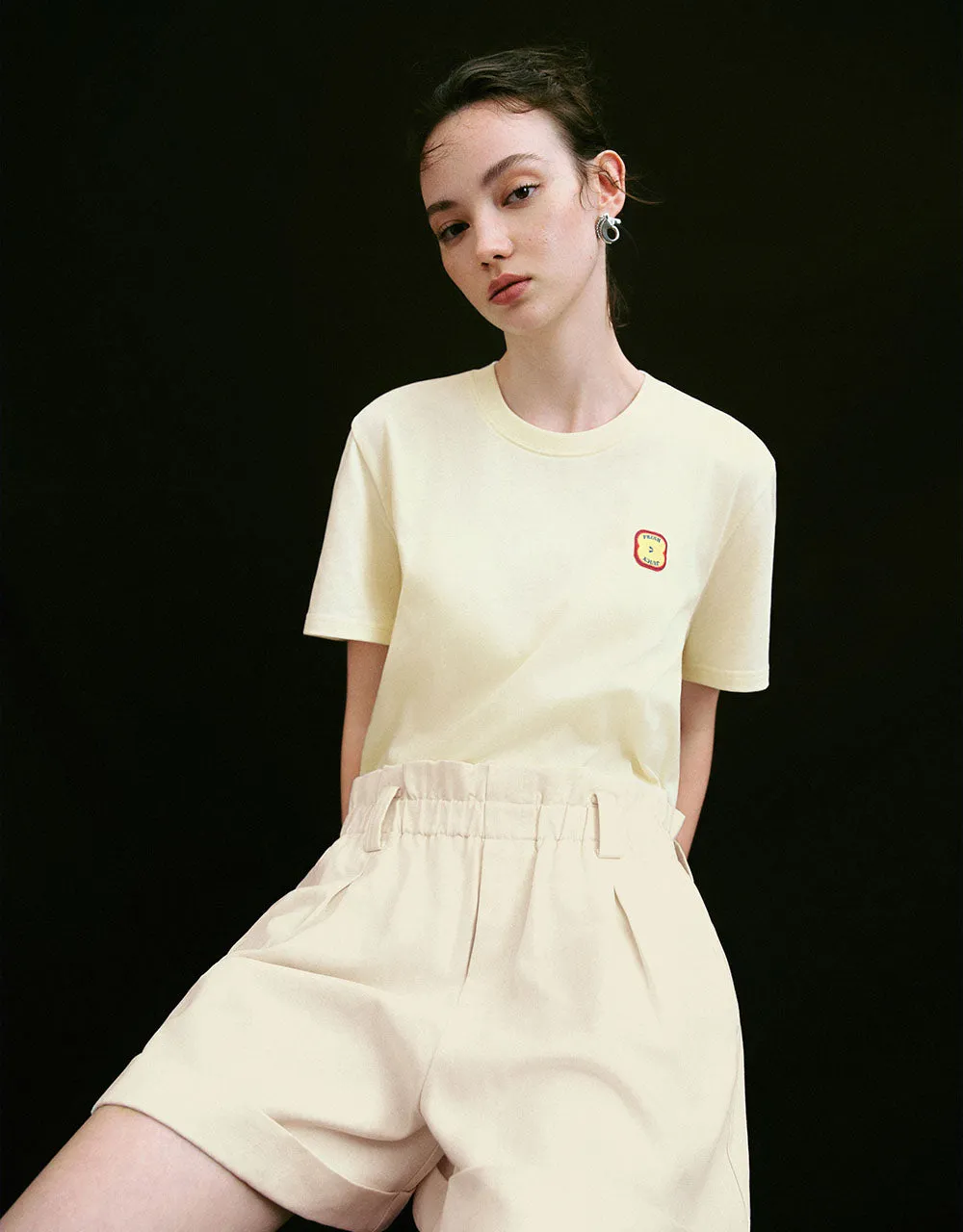 Crew Neck Loose T-Shirt sold by Urban Revivo product image thumbnail 3