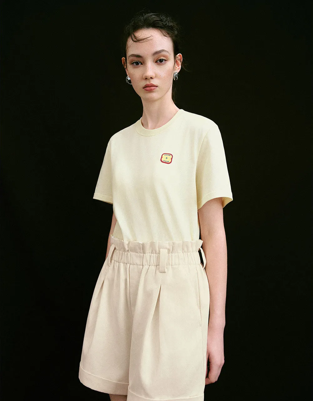 Crew Neck Loose T-Shirt sold by Urban Revivo