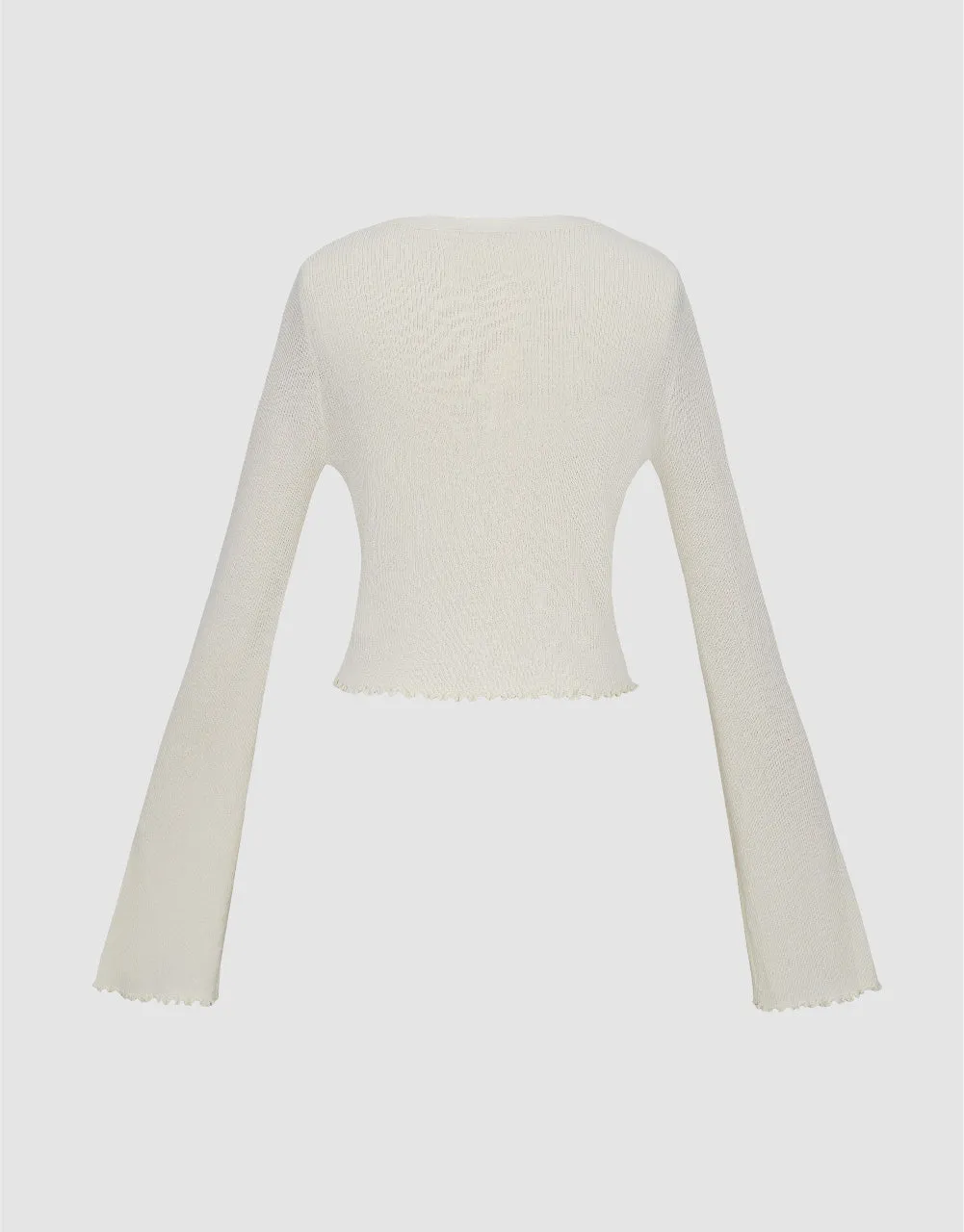 V-Neck Knitted Cardigan sold by Urban Revivo product image thumbnail 4