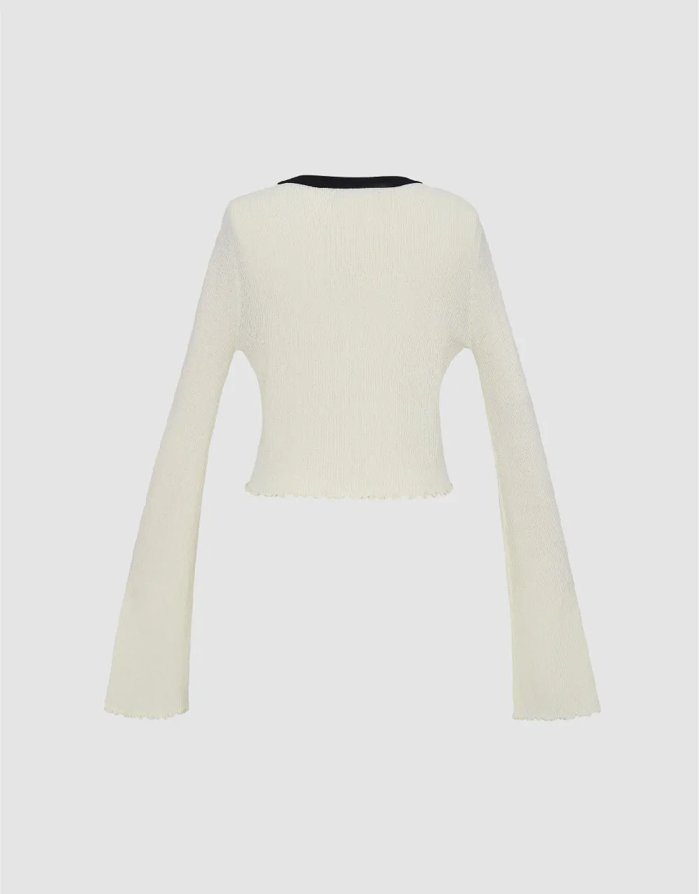 V-Neck Knitted Cardigan sold by Urban Revivo product image thumbnail 2