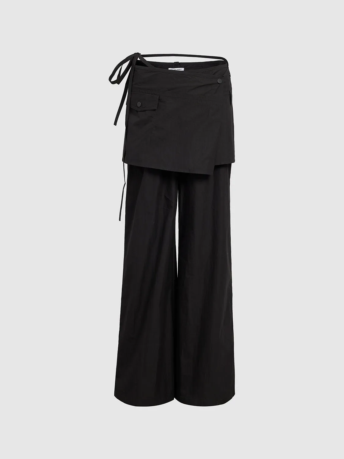 2 In 1 Wide-Leg Pants sold by Urban Revivo
