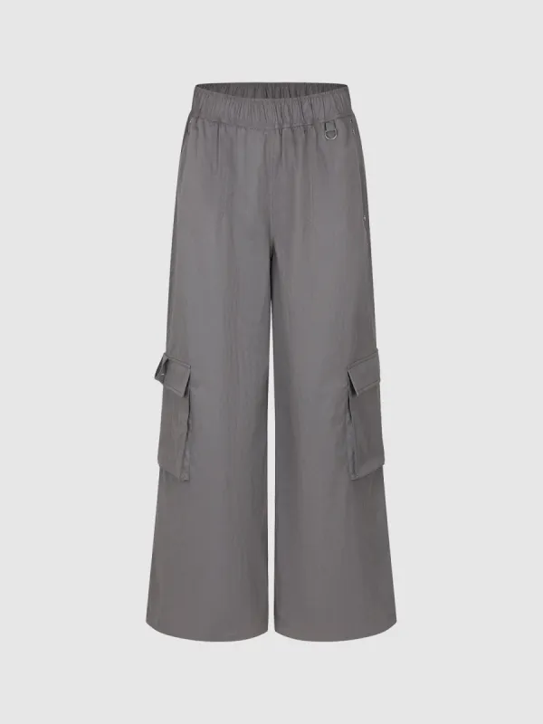 Elastic Wide-Leg Pants sold by Urban Revivo