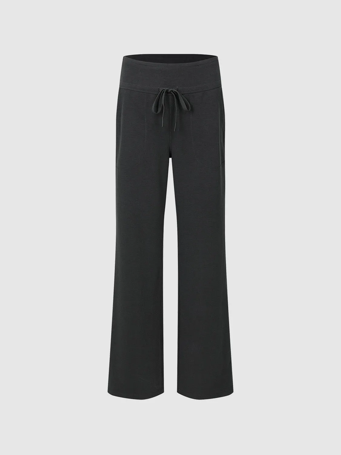 Wide-Leg Pants With Rope sold by Urban Revivo