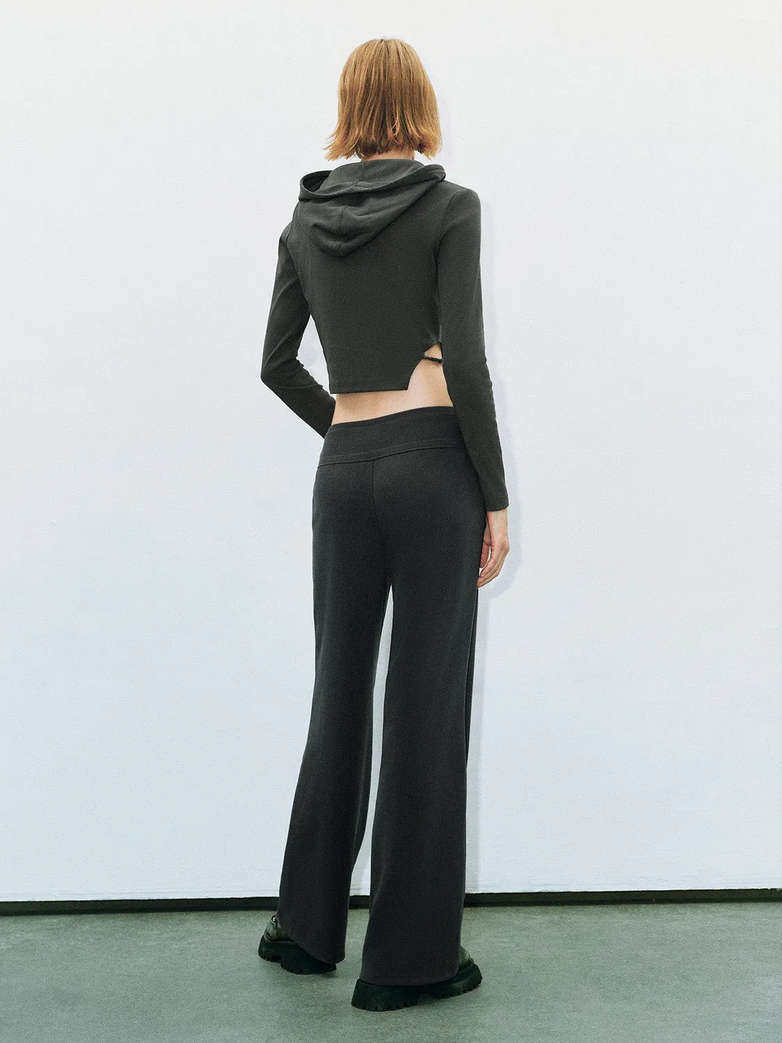 Wide-Leg Pants With Rope sold by Urban Revivo product image thumbnail 4