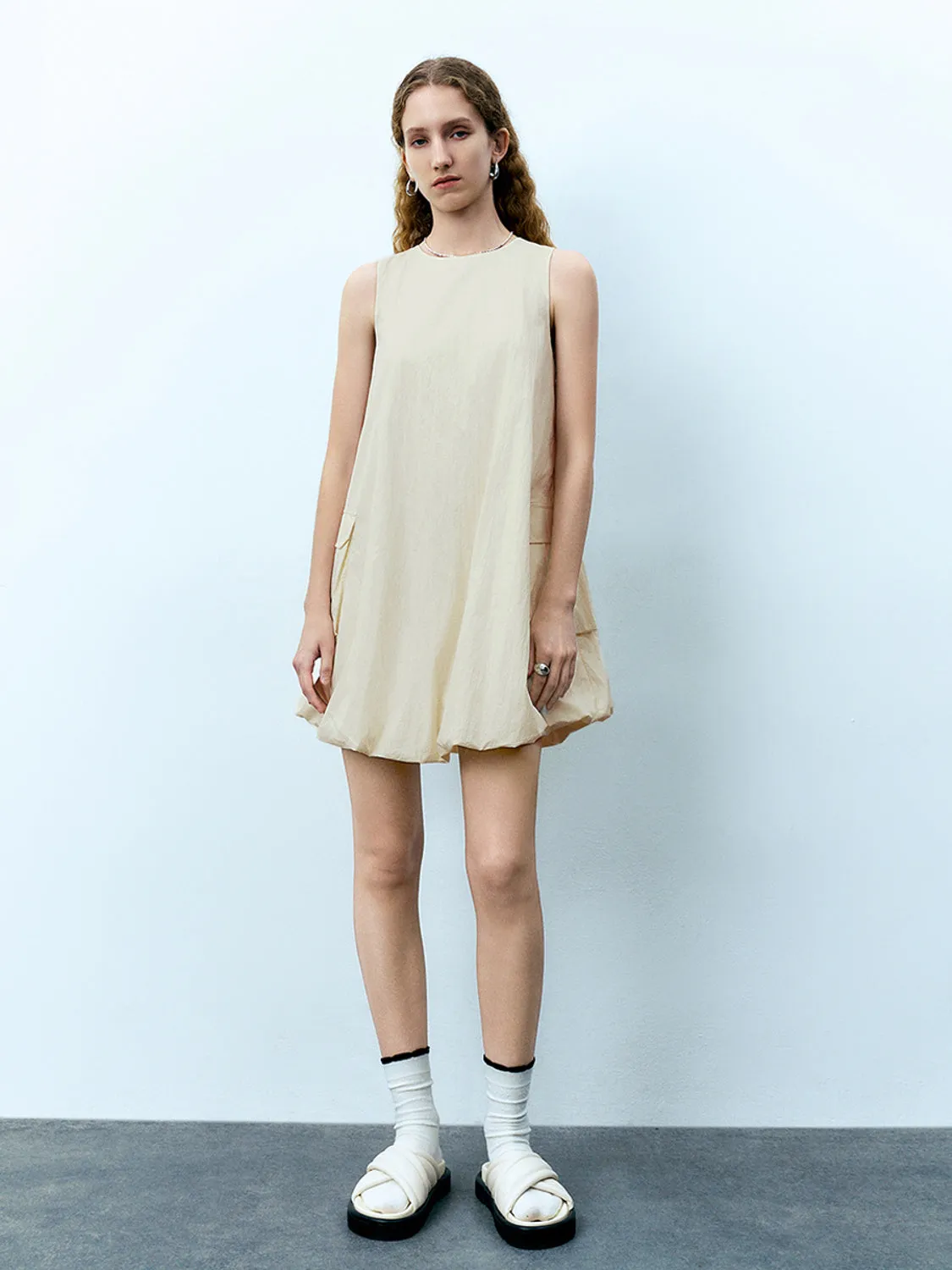 Flap Pocket A-Line Dresses sold by Urban Revivo product image thumbnail 4