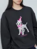 Crew Neck Loose Sweatshirts sold by Urban Revivo