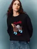 Crew Neck Loose Sweatshirts sold by Urban Revivo