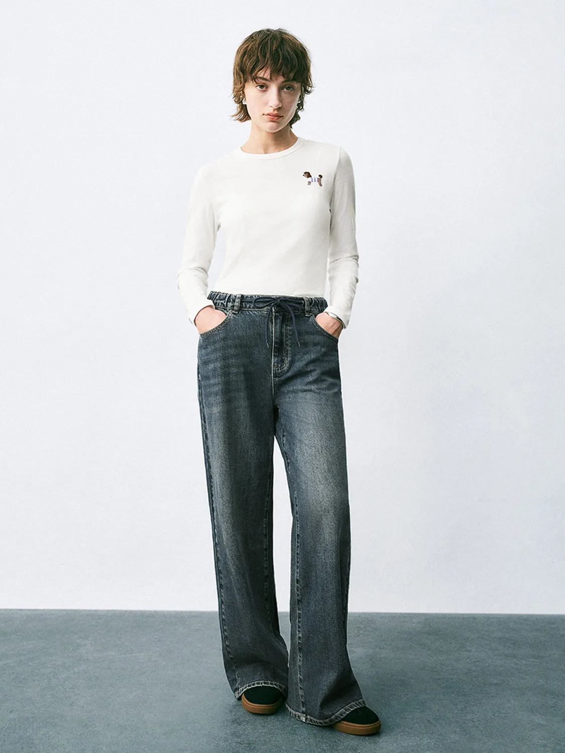 Regular Long Sleeve T-Shirts sold by Urban Revivo product image thumbnail 4
