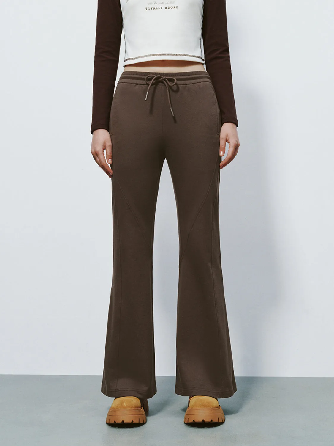 Drawstring Flare Pants sold by Urban Revivo product image thumbnail 2