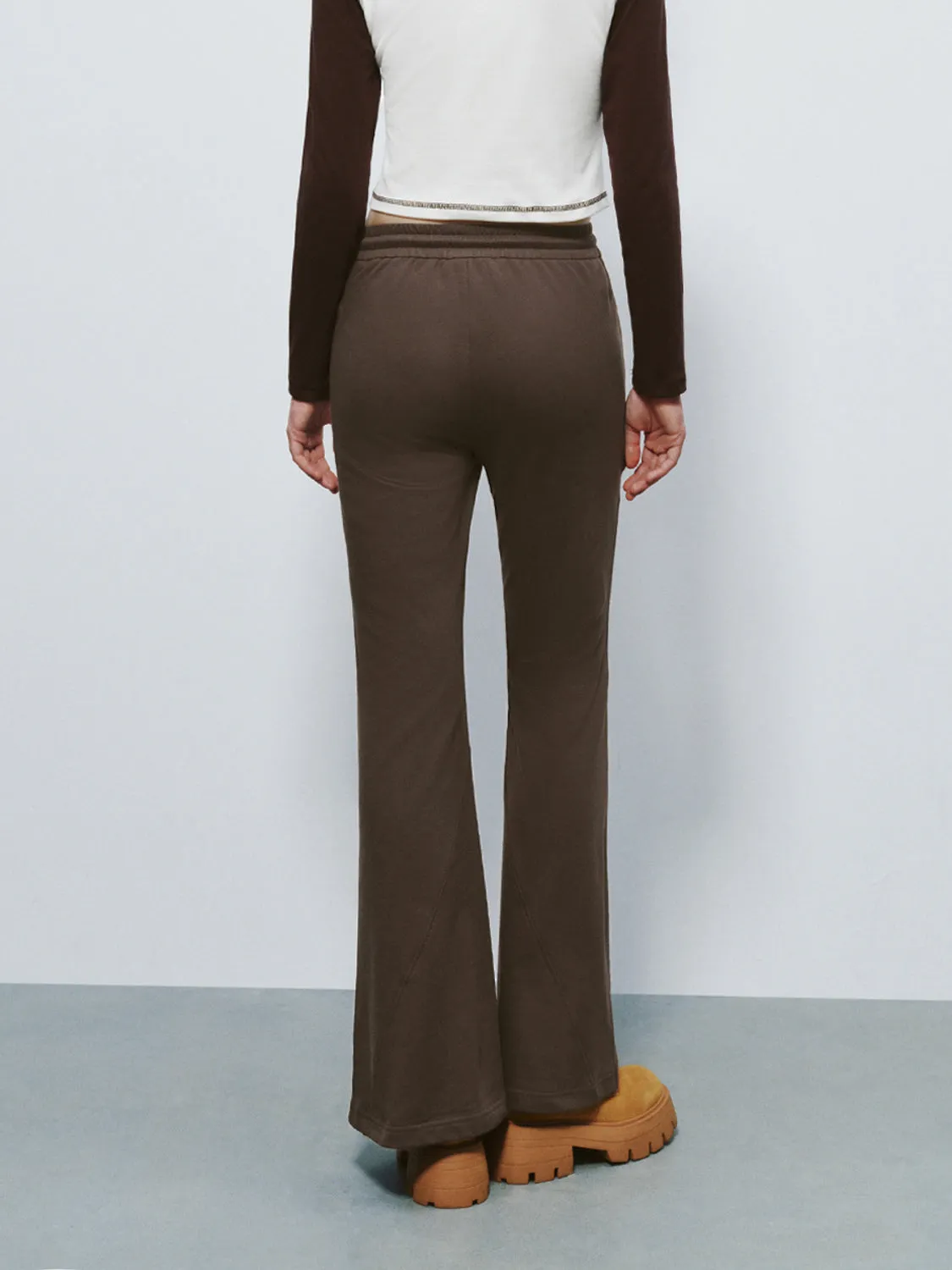 Drawstring Flare Pants sold by Urban Revivo product image thumbnail 3