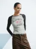 Raglan Sleeve Skinny T-Shirts sold by Urban Revivo