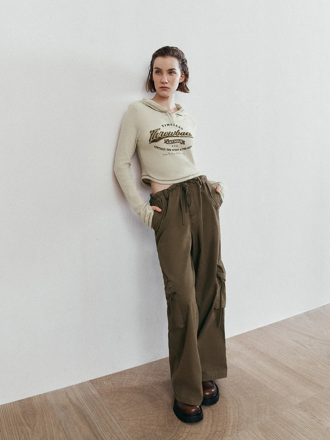 Zip Half Placket Skinny T-Shirts sold by Urban Revivo product image thumbnail 4