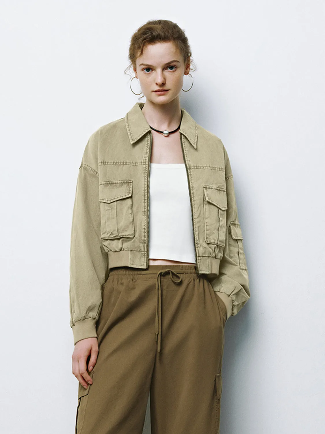 Leisure Flap Pocket Jackets sold by Urban Revivo product image thumbnail 5