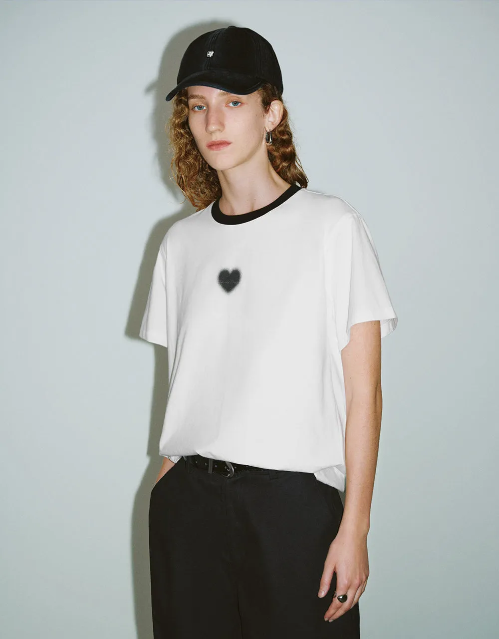 Crew Neck Straight T-Shirt sold by Urban Revivo product image thumbnail 2