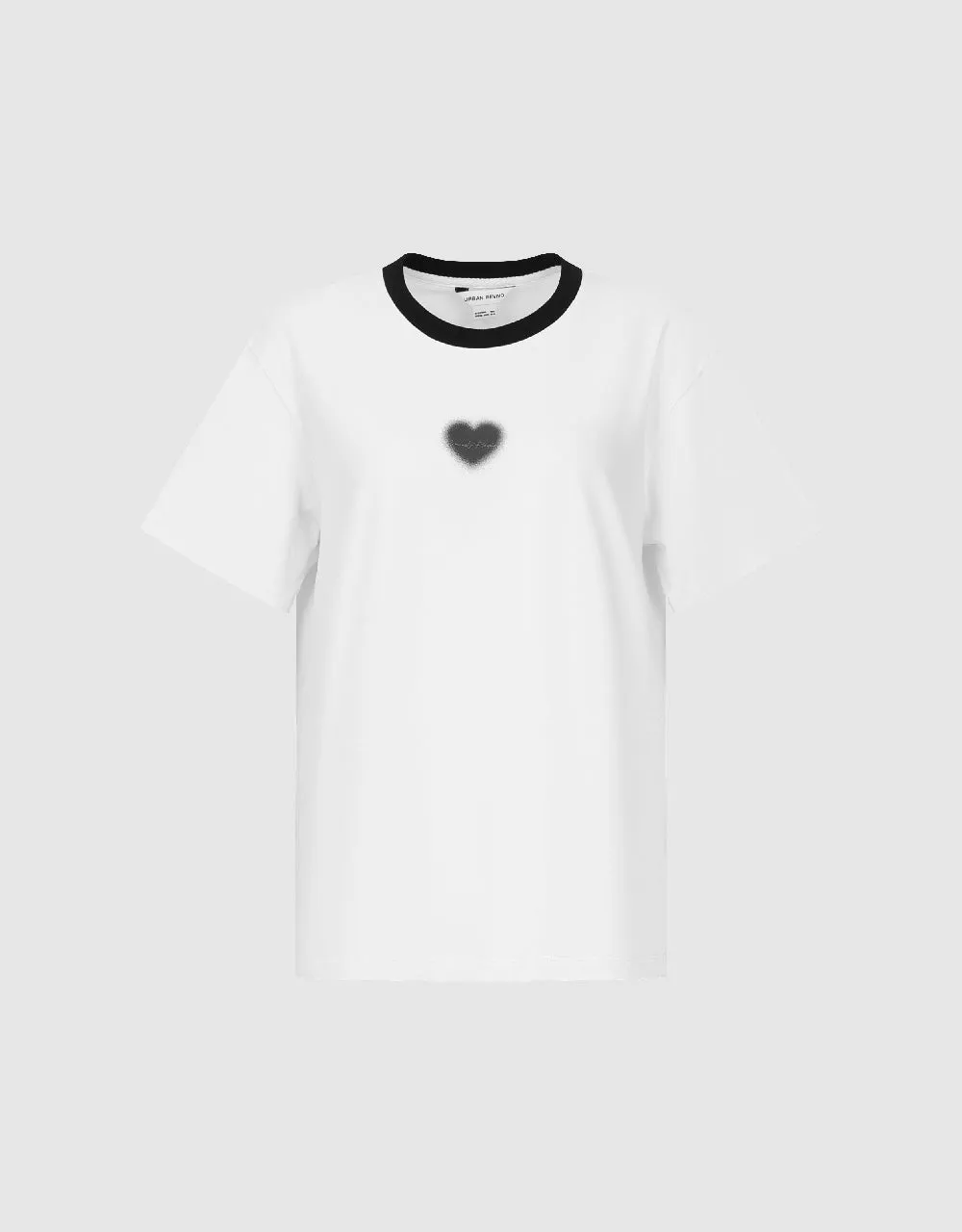 Crew Neck Straight T-Shirt sold by Urban Revivo product image thumbnail 4