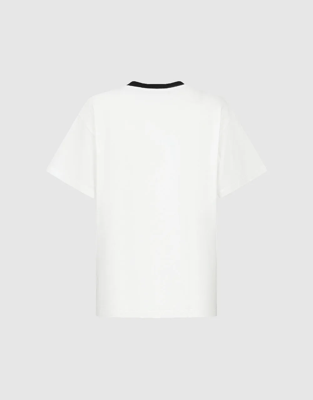 Crew Neck Straight T-Shirt sold by Urban Revivo product image thumbnail 5