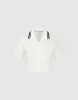 Cropped Button Up Straight Shirt sold by Urban Revivo