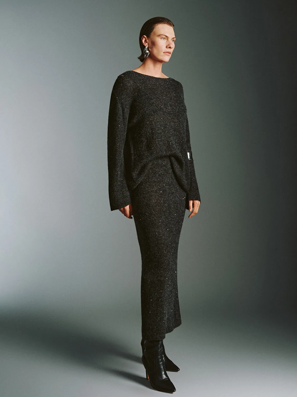 Knitted Long Sleeve T-Shirts sold by Urban Revivo product image thumbnail 4