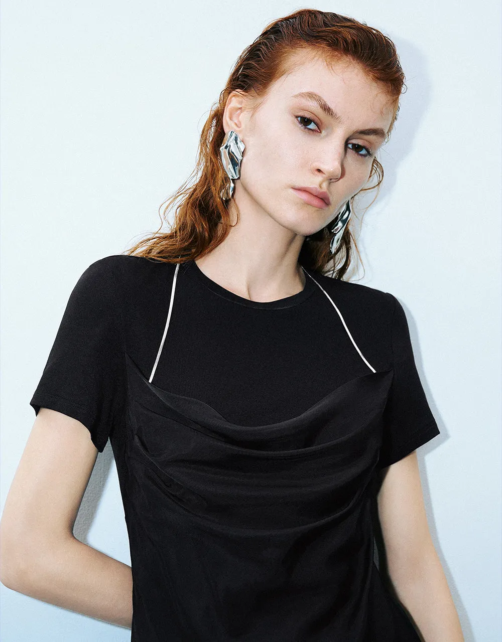 Crew Neck Straight Dress sold by Urban Revivo product image thumbnail 3