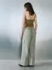 Halter Neck Knitted Skinny Cami Top sold by Urban Revivo